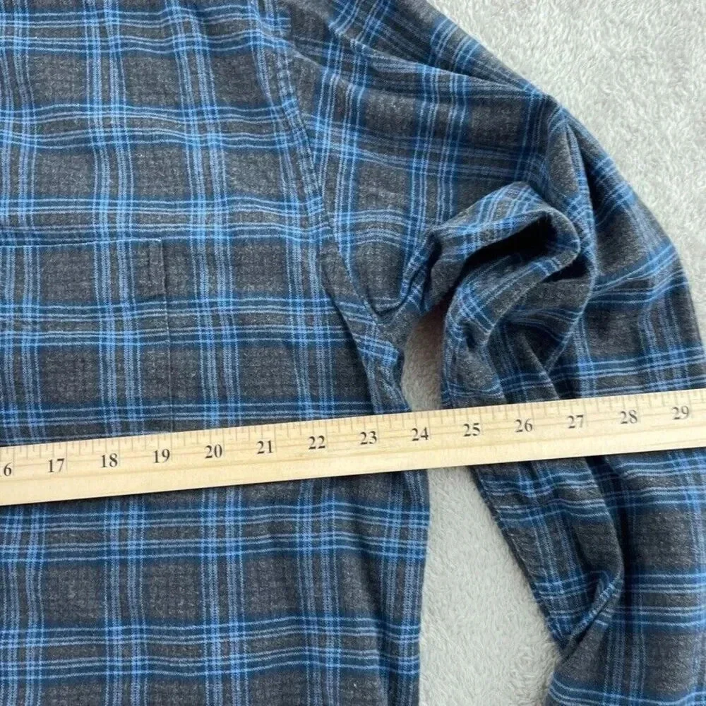 Banana Republic Shirt Long Sleeve Button Down Mens L Blue 4359